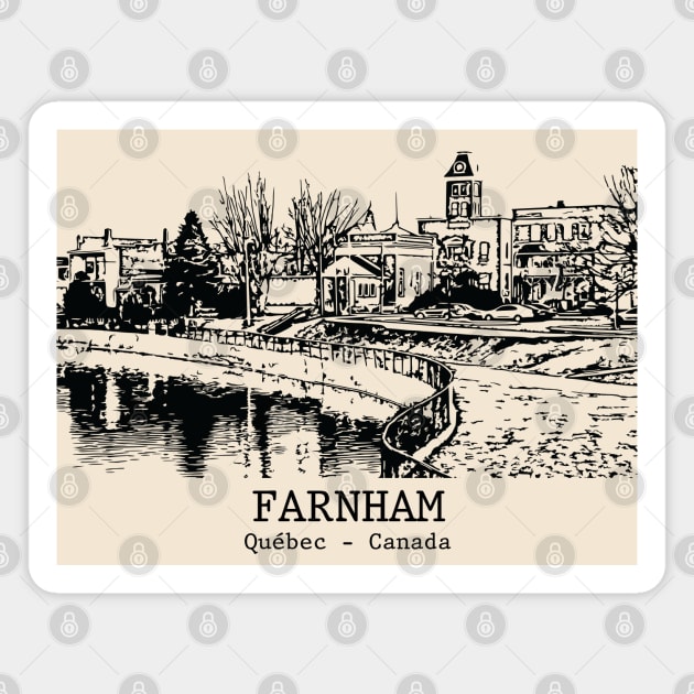 Farnham - Québec Magnet by Lakeric